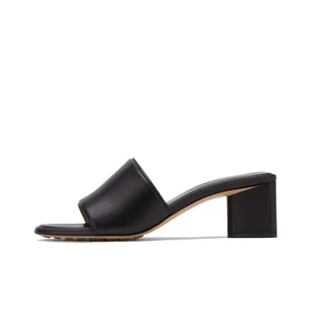 Bottega Veneta The Band Slip On Sandal Black Women's