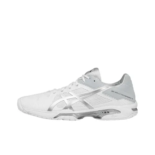 Asics Gel-Solution Speed 3 Running Shoes Men Low-Top White/Silver