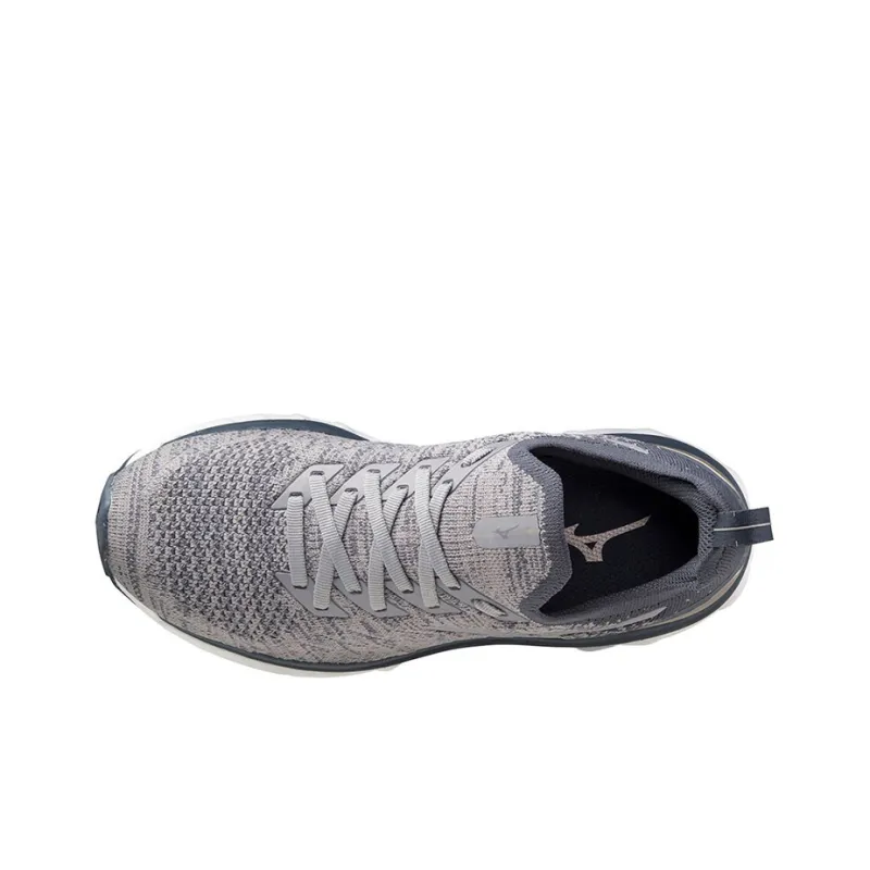 Mizuno SKY Wave Neo Wear-Resistant Slip-Resistant Low-Top Running Shoes Women's Gray Blue-2