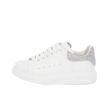 Alexander McQueen Oversized Sneaker 'White Holo Silver' Women's