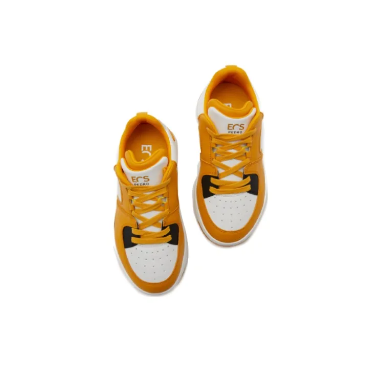 PEDRO Skateboard Shoes Men Low Top Mustard Yellow-2