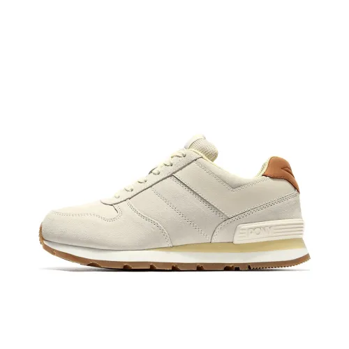 Pony Running Shoes Men Low-Top Beige