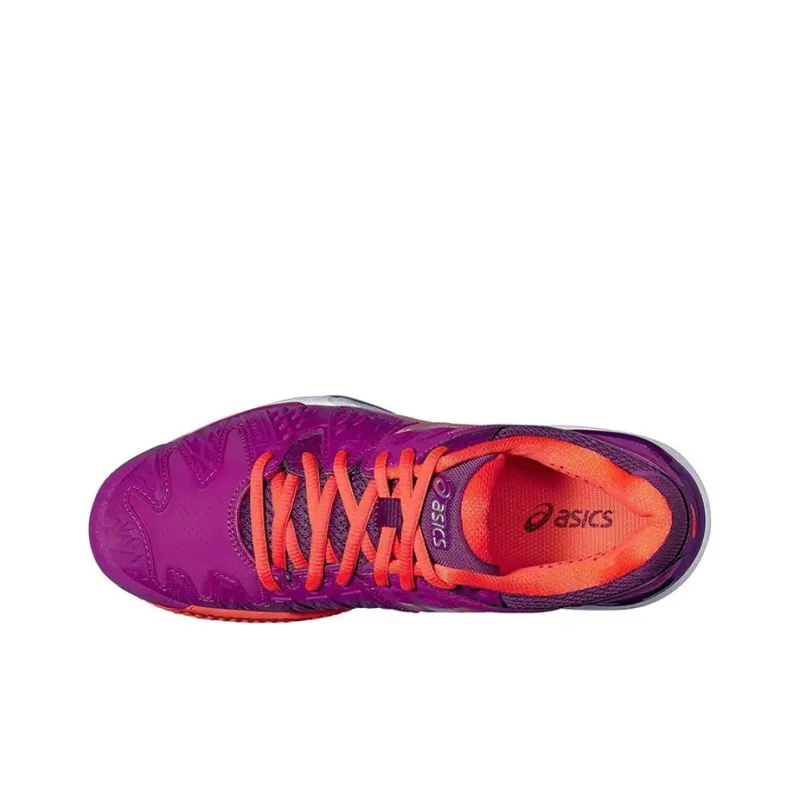 Asics Gel Resolution 6 Running Shoes Women's Low Top Purple/Orange-2