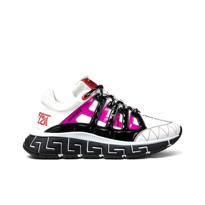 VERSACE Women's Trigreca 'White Fuchsia'-1