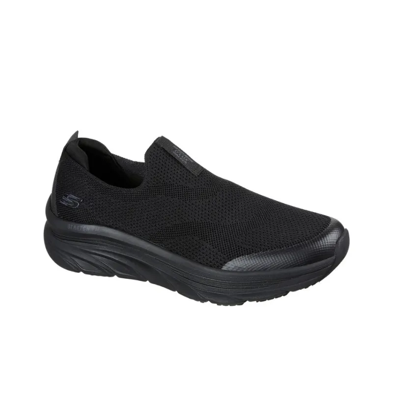 Skechers D'lux Walker Running Shoes Men Low-Top Pure Black-2