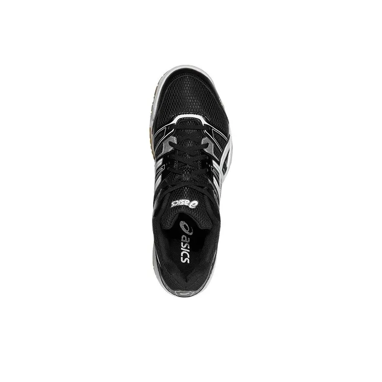 Asics Gel-Rocket 7 Wear-Resistant Low-Top Running Shoes Men's Black White-2