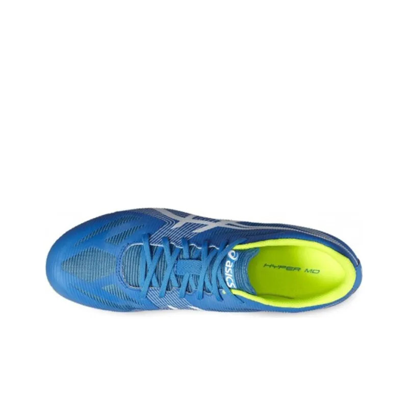 Asics Hyper MD 6 Running Shoes Men Low-Top Blue/White/Green-2