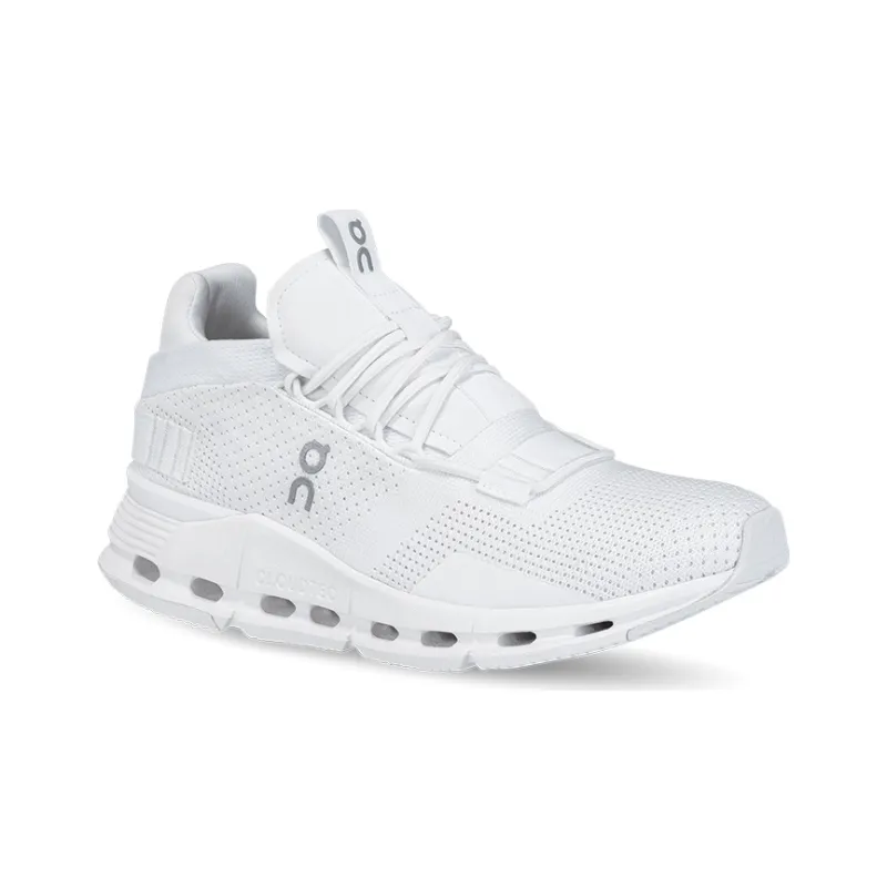 On Running Cloudnova All White Women's-2