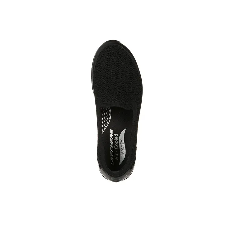 Skechers Arch Fit Flex Sweet Jazz Slip On Shoes Black Women's-3