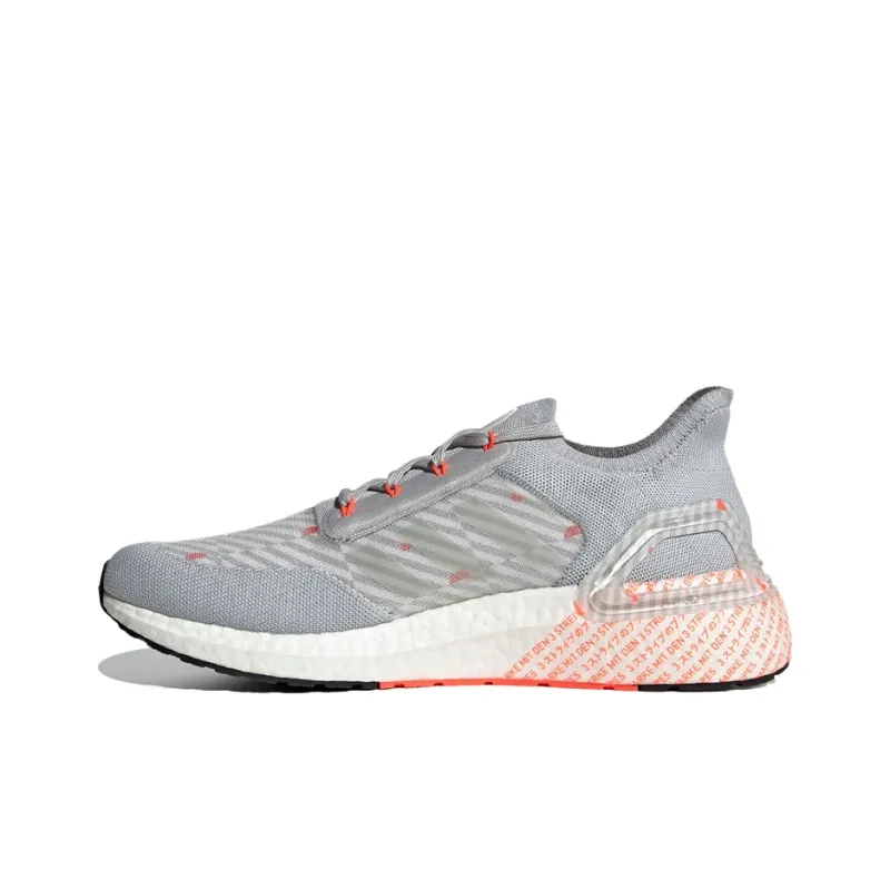 Adidas Ultra Boost 20 City Light Grey Solar Red-0