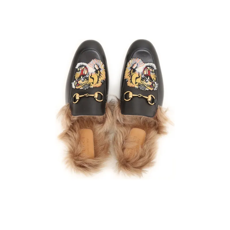GUCCI Closed Toe Slippers Men's Black-3