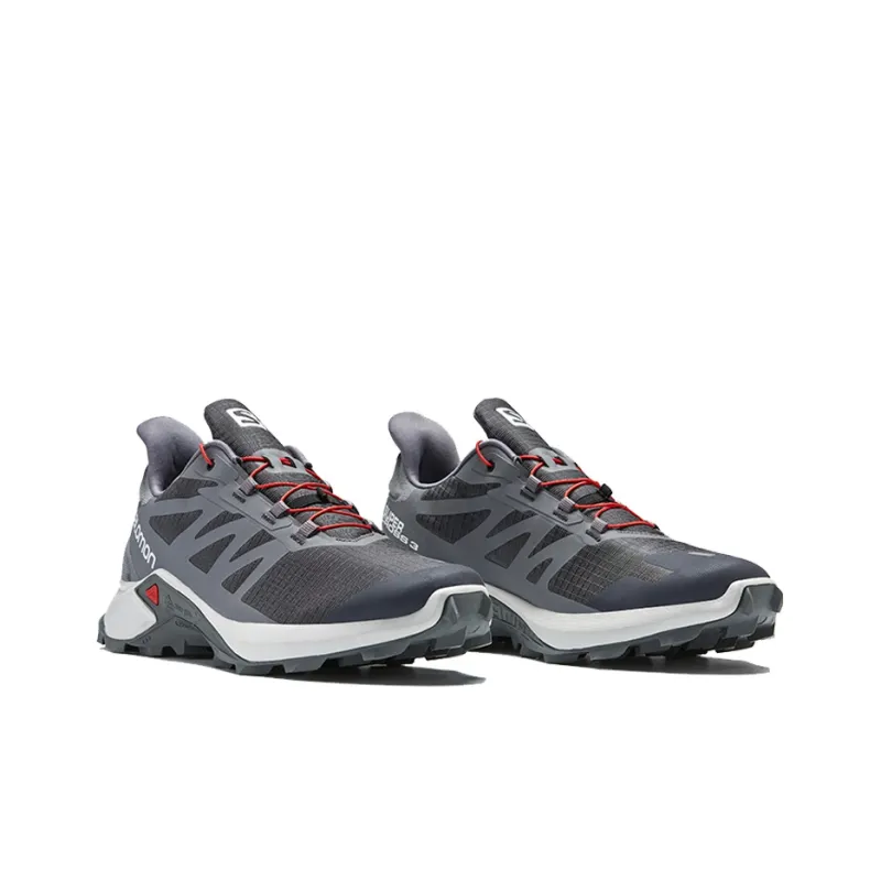 SALOMON Supercross 3 Low Top Running Shoes Men's Ebony-2