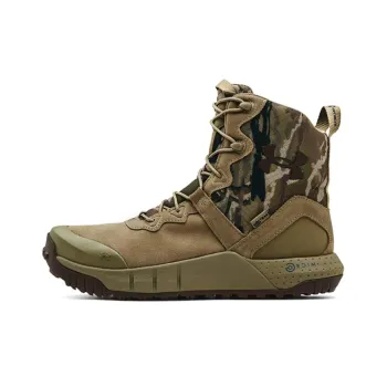 Under Armour Micro G Valsetz Anti-Slip Wear-Resistant High-Top Running Shoes Men's Army Green