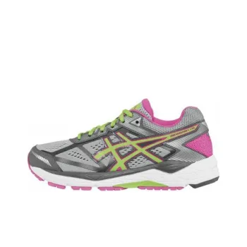 Asics Gel-Foundation 12 Anti-Slip And Wear-Resistant Breathable Low-Top Running Shoes Women's Gray Pink