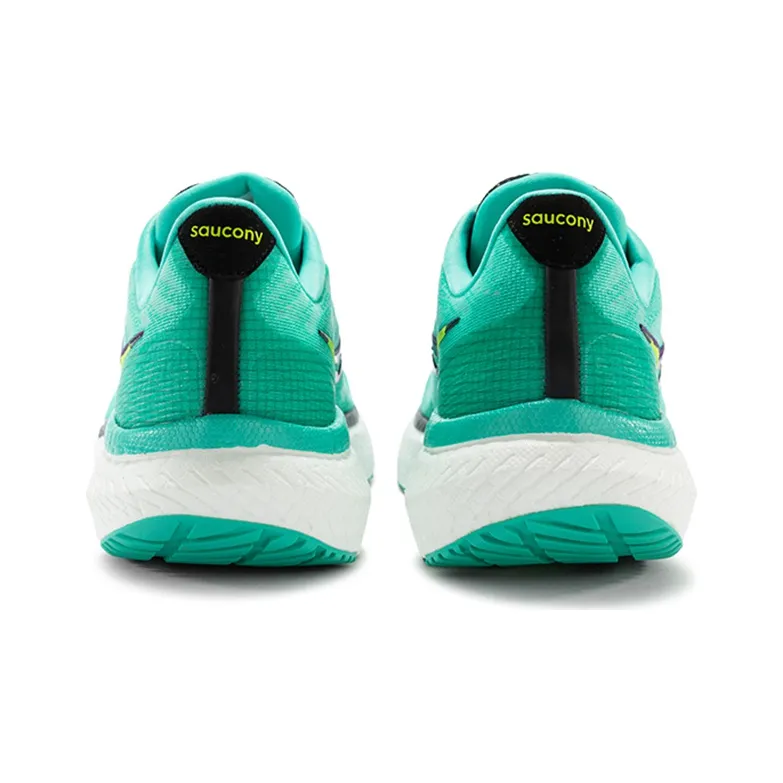 Saucony Triumph Low Top Running Shoes Women's Blue Black Green-3