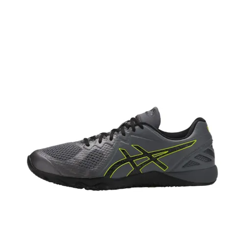 Asics Conviction X 1 Running Shoes Men Low-Top Gray/Yellow