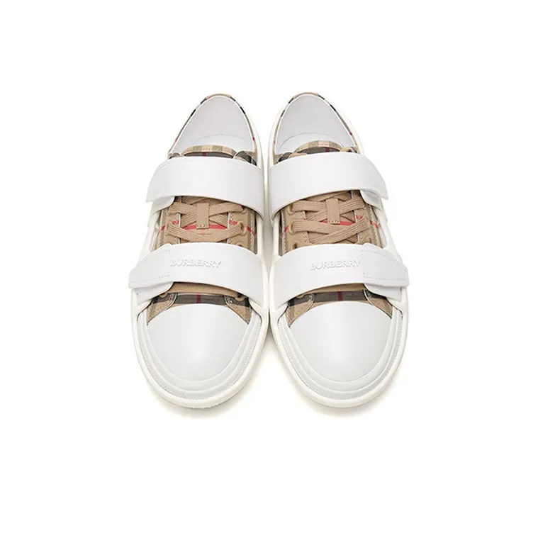 Burberry Vintage Check Cotton Sneakers-3