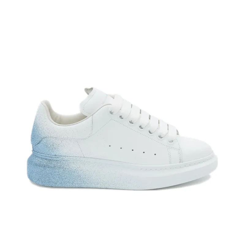 Alexander McQueen Oversized Sneakers 'White Blue' Women's-1