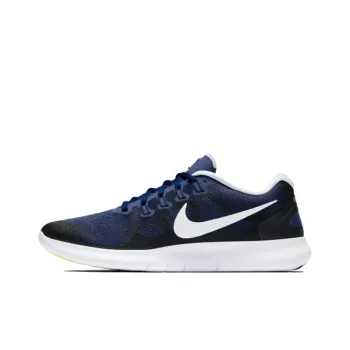 Nike Free Rn 2017 Low-Top Running Shoes Men's Blue