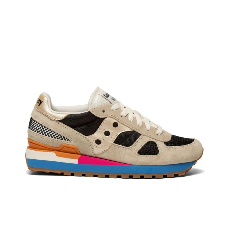 Saucony Shadow Original Original Low-Top Retro Running Shoes Women's Khaki Standard M-1