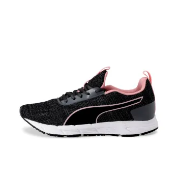 PUMA Progression Cushioning Anti-Slip And Wear-Resistant Low-Top Running Shoes Women's Black Pink