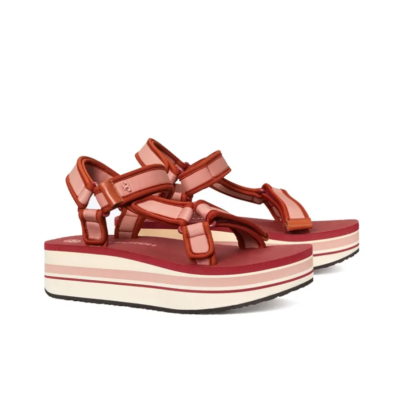TORY BURCH Beach Sandals Women's Loganberry Red-2