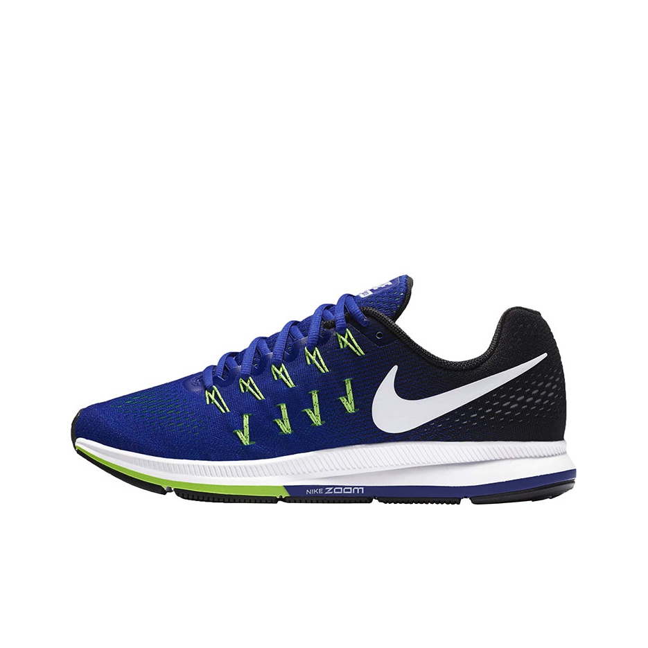 Nike Air Zoom Pegasus 33 Concord White Black Electric Green POIZON