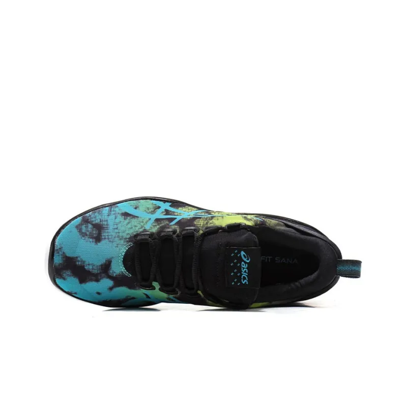 Asics Gel-Fit Sana 2 Wear-Resistant Breathable Slip-Resistant Low-Top Running Shoes Women's Cerulean Black-2