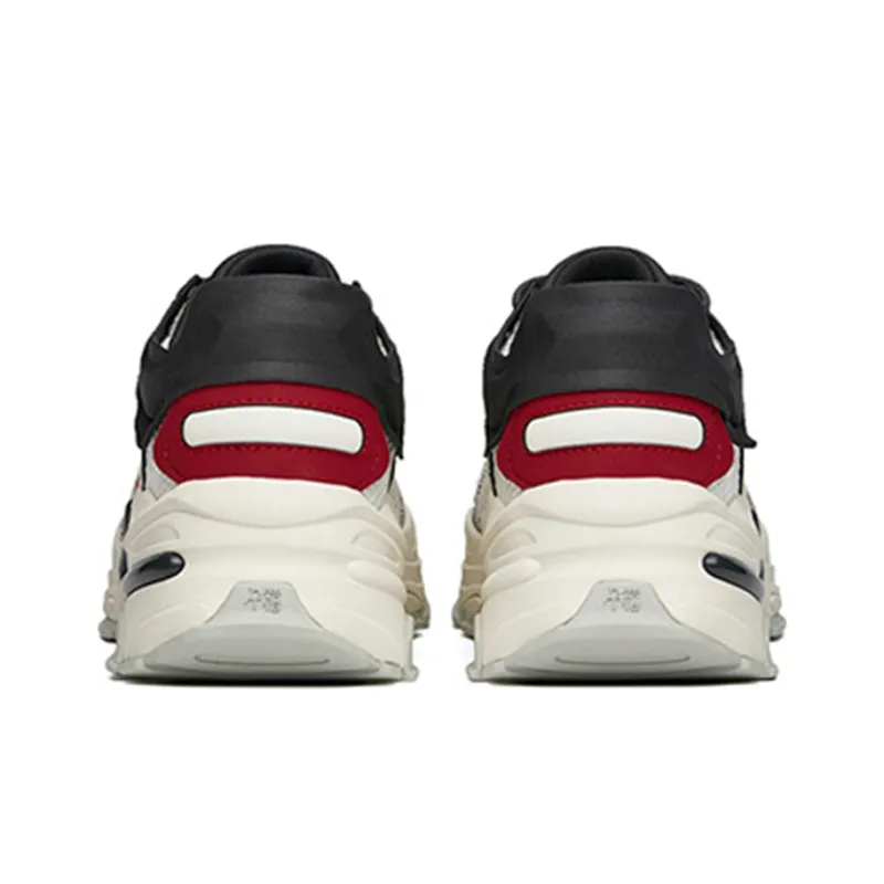 Anta Life Collection Cushioning Wear Resistant Low Top Casual Shoes Men's White Red Black-3