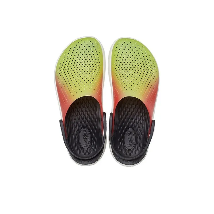 Crocs LiteRide Clogs Unisex Orchid Orange Gradient-3