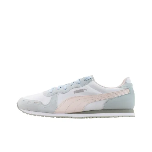 PUMA Cabana Run Running Shoes Unisex Low-Top White/Blue/Pink