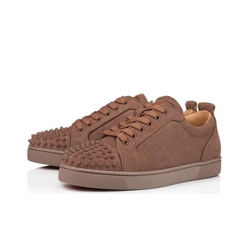 CL LUBOTING Louis Junior Spikes Orlato Stylish Skateboarding Shoes Men's Light Coffee-1