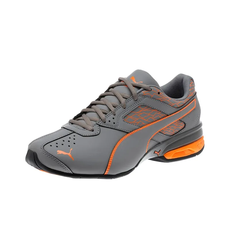 PUMA Tazon 6 Running Shoes Men Low-Top Gray/Orange-2