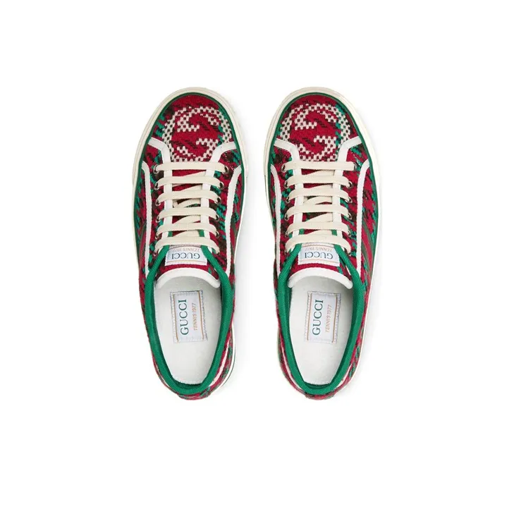 GUCCI Women's Tennis 1977 'Houndstooth Motif' Women's-3