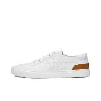 HERMES Deep Low Top Stylish Skateboarding Shoes Men's White