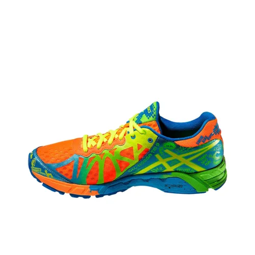 Asics Gel-Noosa Tri 9 Running Shoes Men Low-Top Orange/Yellow/Blue