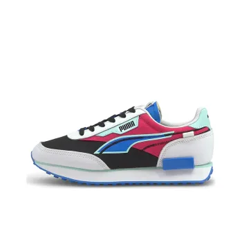 PUMA Future Rider Twofold Low-Top Casual Shoes Men's Gray Red Black