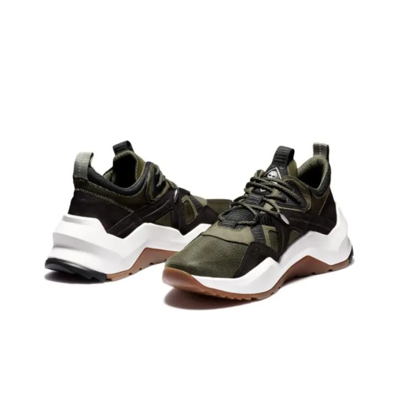 Timberland MADBURY Collection Hiking / Trekking Shoes Men Low-Top Black Green-2