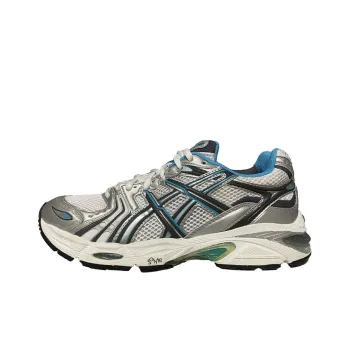 Asics Gel Kayano 14 Wear Resistant Low Top Running Shoes Women's Silver Blue D Width