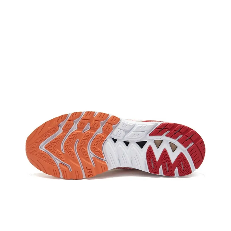 361° Wear-Resistant Low-Top Running Shoes Men's White Umber Comfortable Cushioning Sports-4