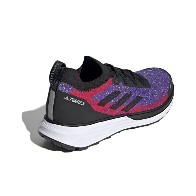 Adidas Terrex Two Primeblue Low-Top Running Shoes Men's Purple Black-3