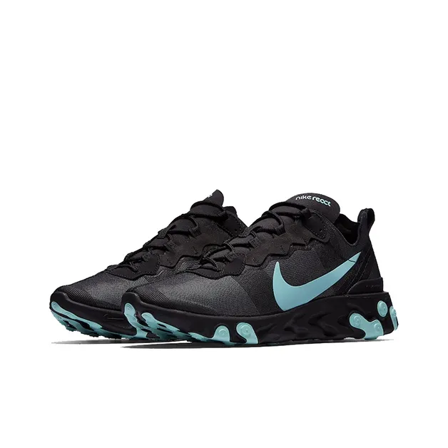 Nike React Element 55 Black Aurora Green-8