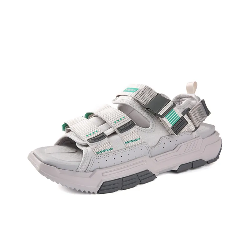 PEAK Beach Sandals Men Gray-2