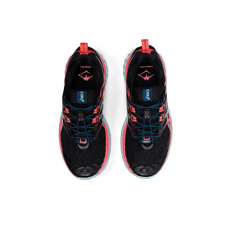 ☆asics☆ Trabuco Max Black Blazing Coral 1012A901003 1012A9 Asics Trabuco Max Black Blazing Coral Women's US W 10.5 - POIZON