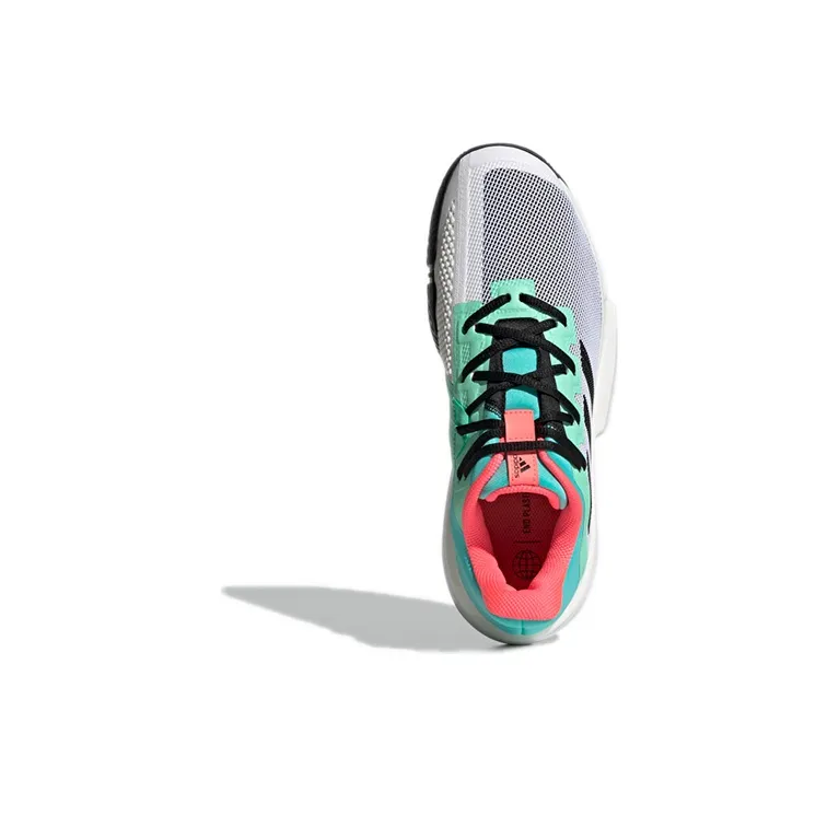 Adidas Solematch Bounce Tennis Shoes 'Grey Green'-4