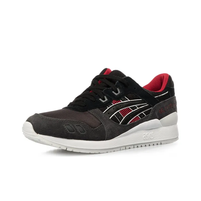 Asics Gel Lyte Iii Dark Grey Black Red White-2