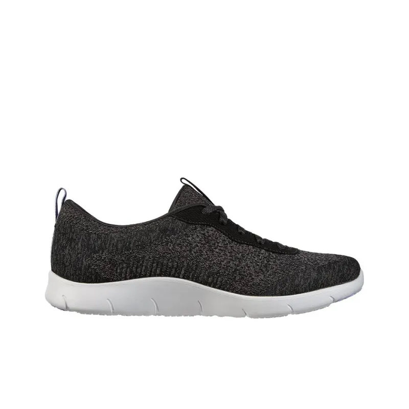 Skechers ARCH FIT REFINE Cushioned Slip Resistant Abrasion Resistant Low Top Casual Shoes Women's Black-1