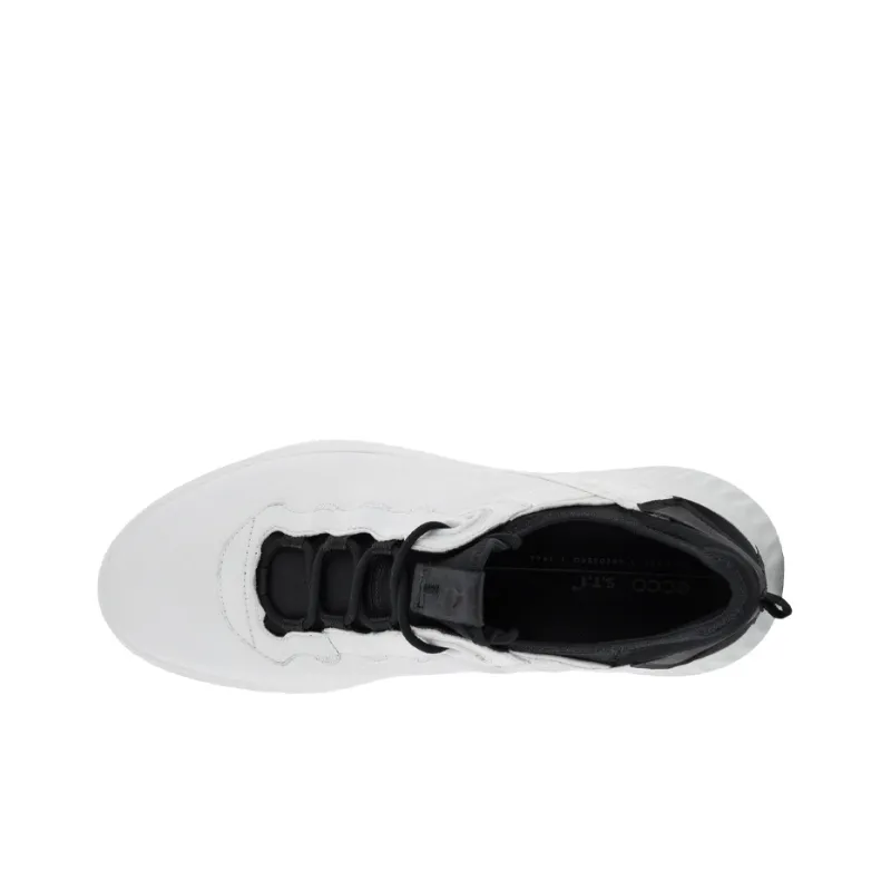 Ecco ATH 1FM L Cushioning, Slip Resistant, Abrasion Resistant Coverage Low Top Casual Shoes Men's Black White-4