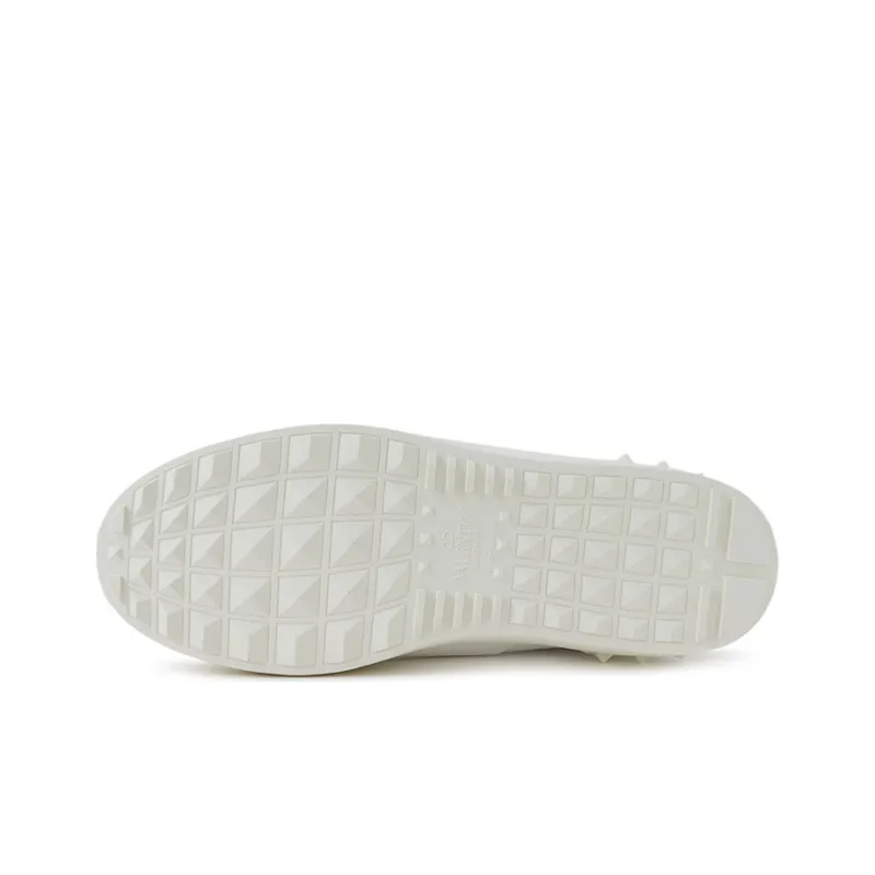 Valentino Open Low Top It's A Work Shoe. Men's White-4