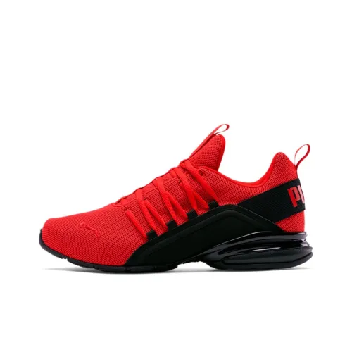 PUMA Axelion Running Shoes Men Low-Top Red/Black